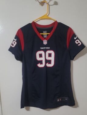 Houston Texans #99 Nike Game Jersey - Navy & Red